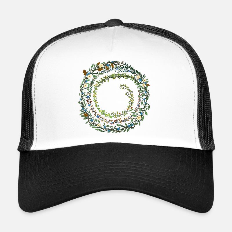 leaves Trucker Cap