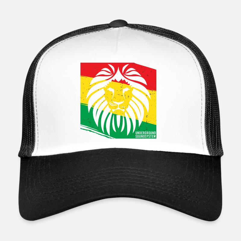 Lion de style rasta Casquette trucker 