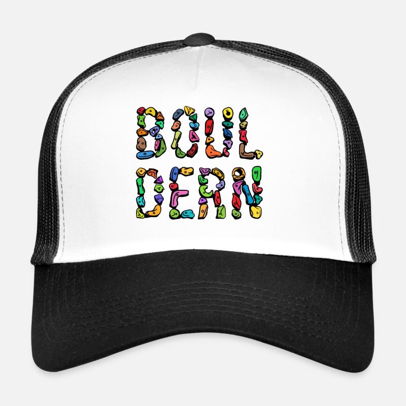 Escalade escalade escalade alpinisme - Casquette trucker - blanc/noir