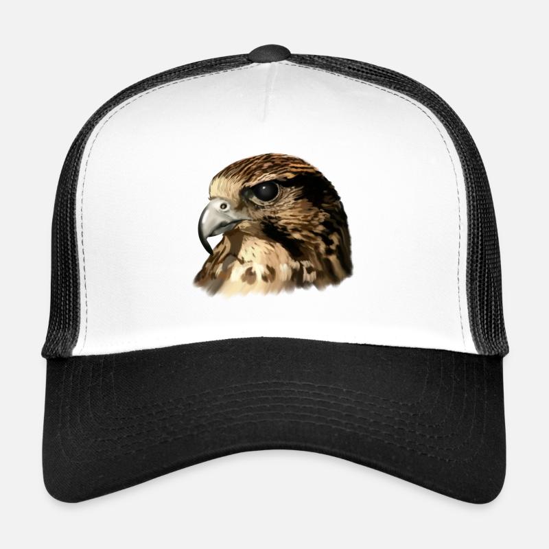 falcon - Trucker Cap - white/black