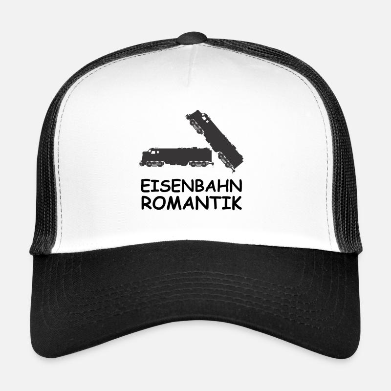 Zug Eisenbahnromantik - Trucker Cap - Weiß/Schwarz