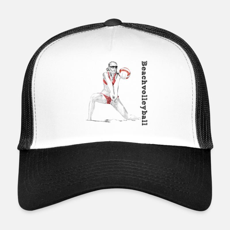 beach volleyball Casquette trucker 
