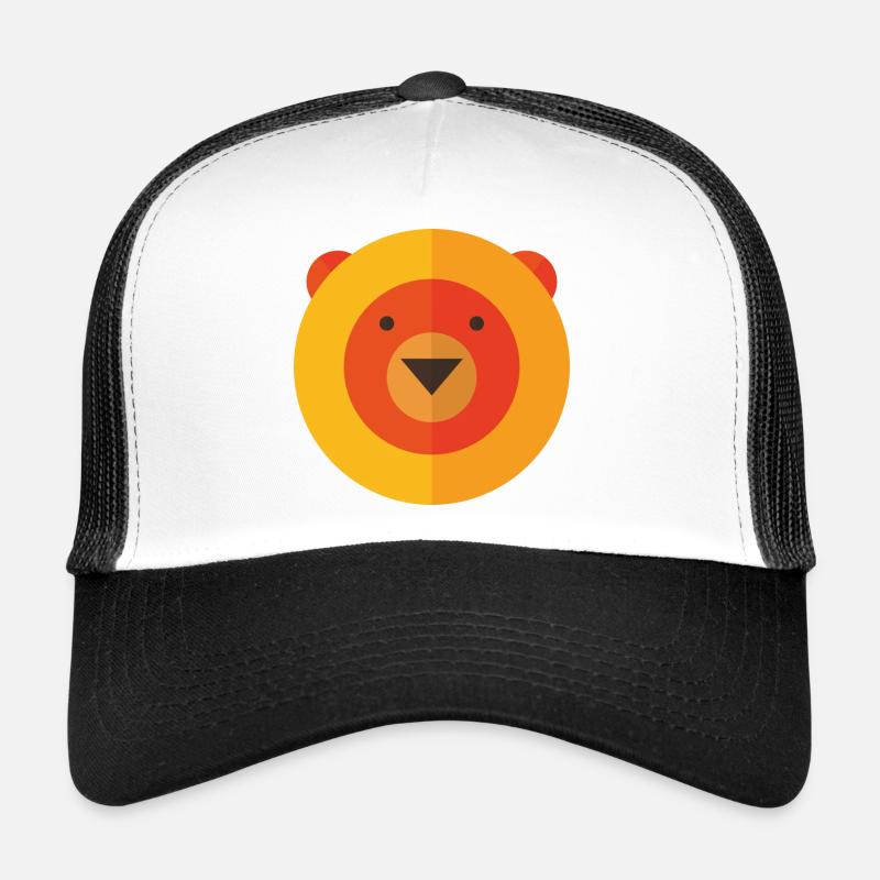 Pop-Art Comic Retro Vintage Teddy Bear Circle Trucker Cap