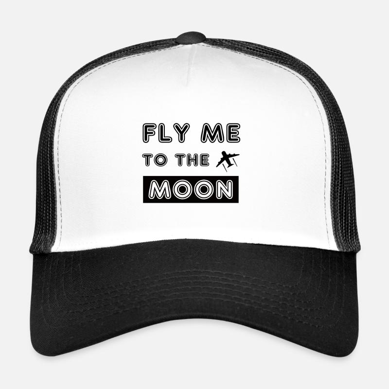 pilote - Casquette trucker  - blanc/noir