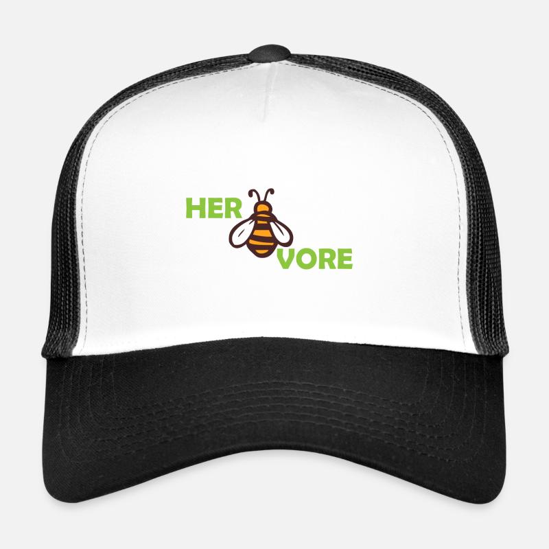 Herbivore Geschenk - Trucker Cap - Weiß/Schwarz