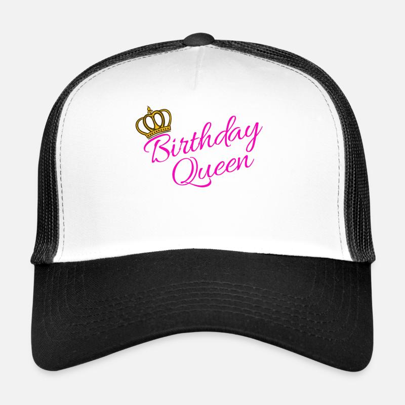 Déclaration d'anniversaire de partenaire reine drôle Casquette trucker 