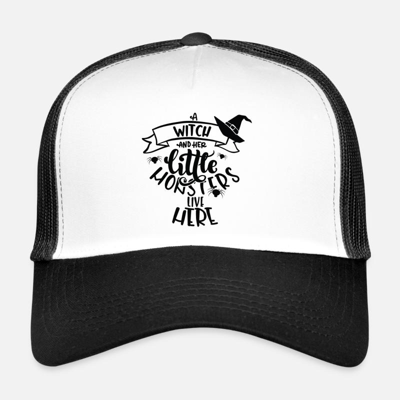 Witch witch hat Halloween costume gift Trucker Cap