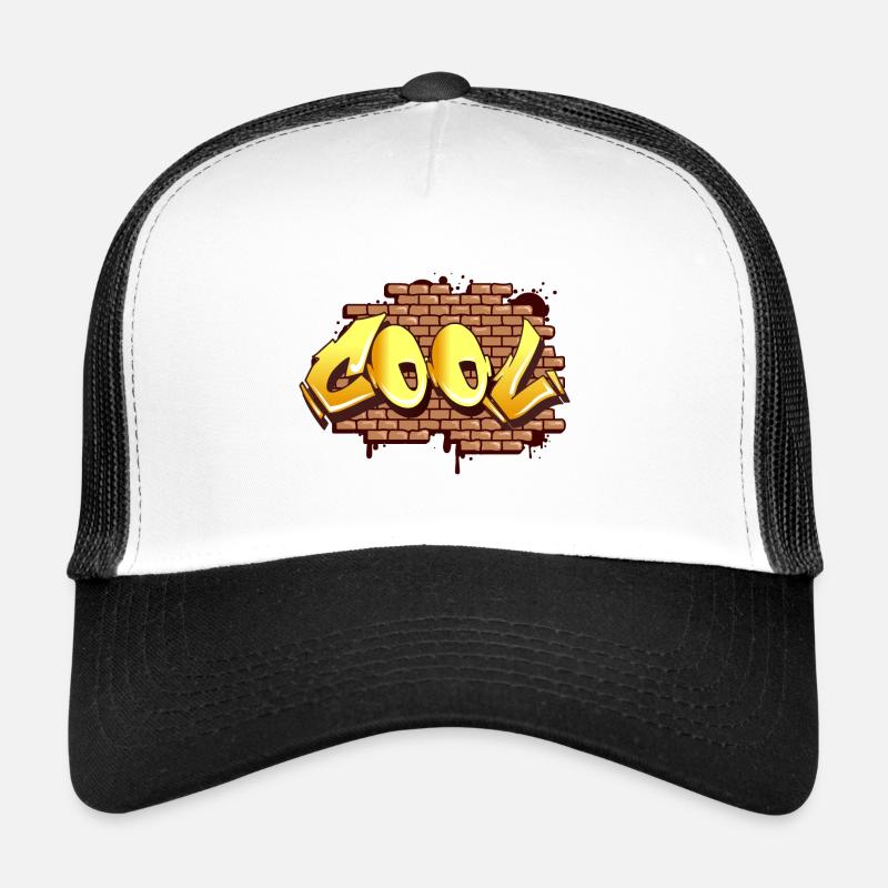 Cool - Casquette trucker  - blanc/noir