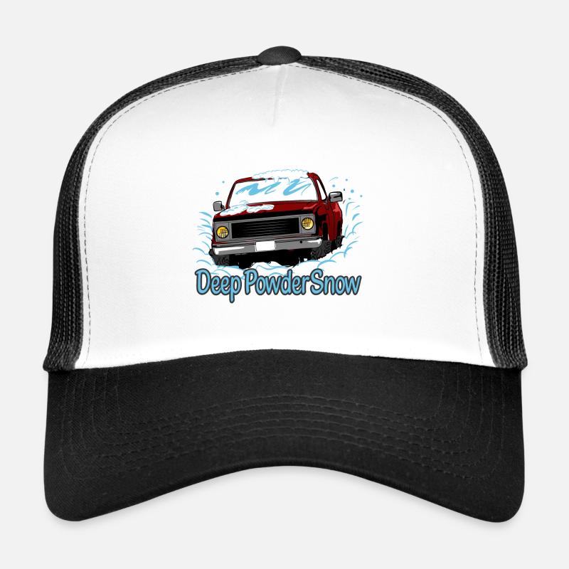 Neige poudreuse Casquette trucker 
