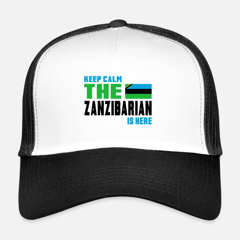 Keep Calm Zanzibar Design / Gift Tanzania Casquette trucker 