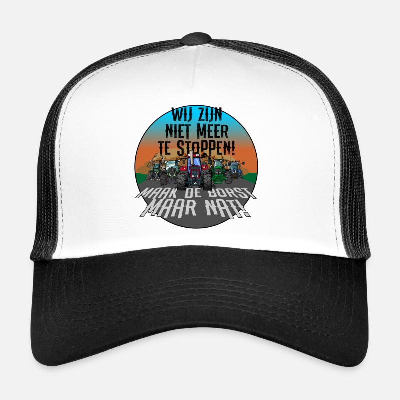 Nous sommes imparables - Casquette trucker  - blanc/noir