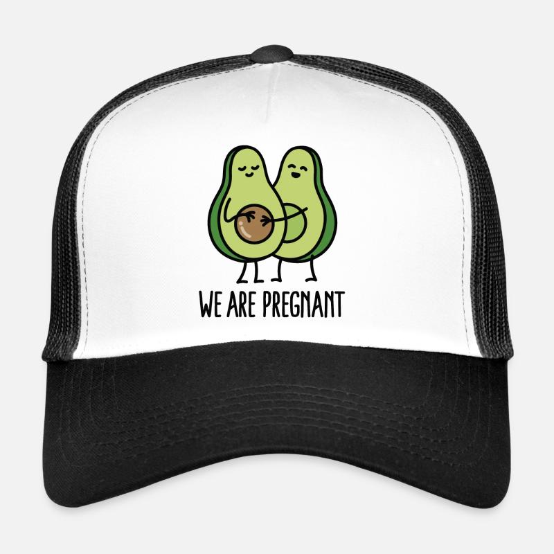 We are pregnant - Avocado Casquette trucker 