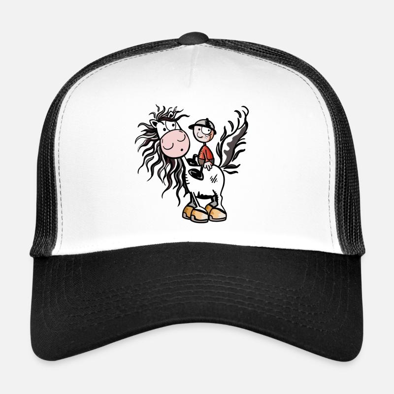 Petit Cavalier - Cheval - Chevaux - Chevaux - Band Casquette trucker 
