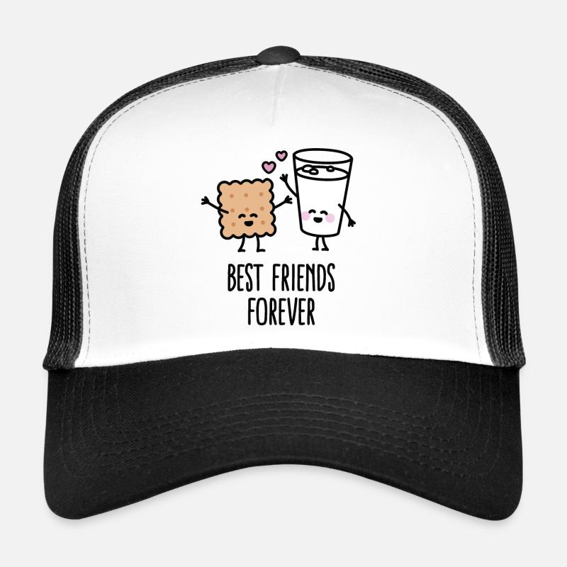 Best friends forever - Trucker Cap - Weiß/Schwarz