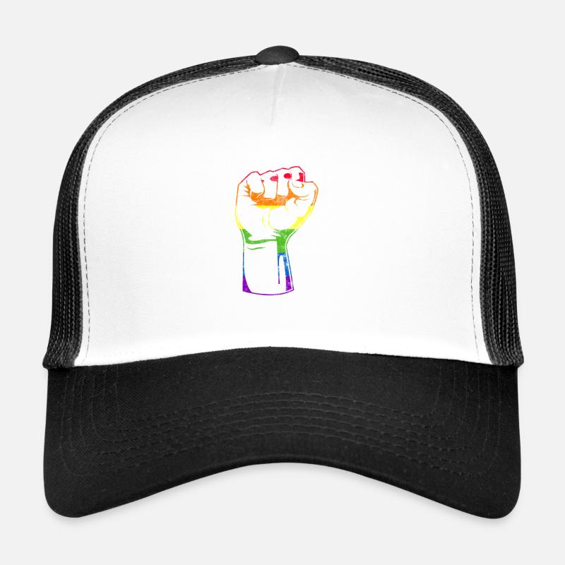 Human Rights - Trucker Cap - white/black