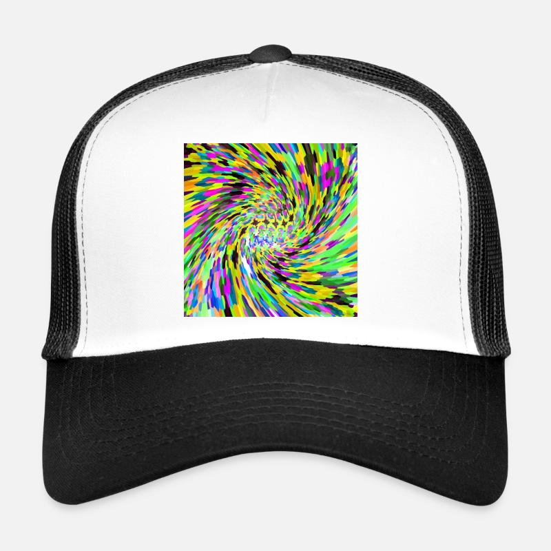 Psychedelischer Wirbel Trucker Cap