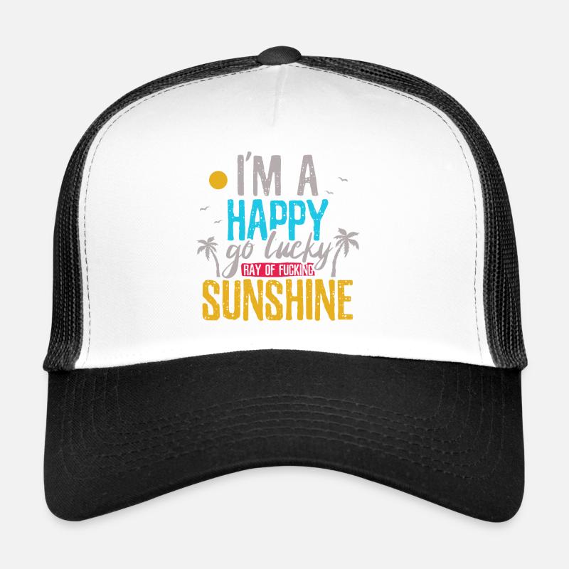 Je suis un rayon de soleil joyeux Sonne Casquette trucker 
