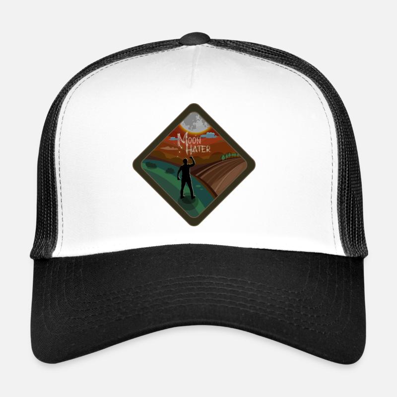 Moon Hater 2 - Trucker Cap - white/black