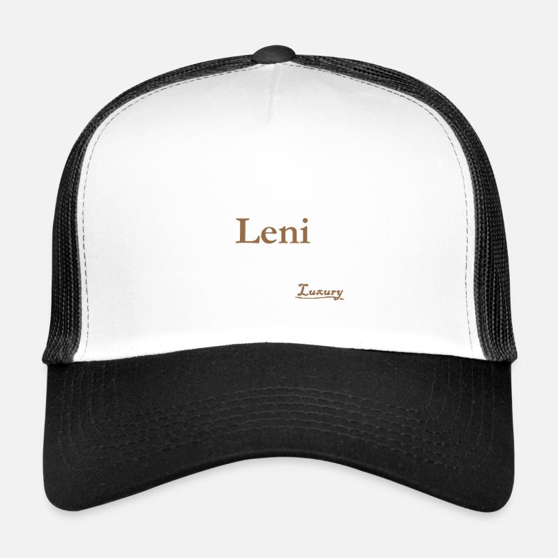 Leni - Trucker Cap - Weiß/Schwarz