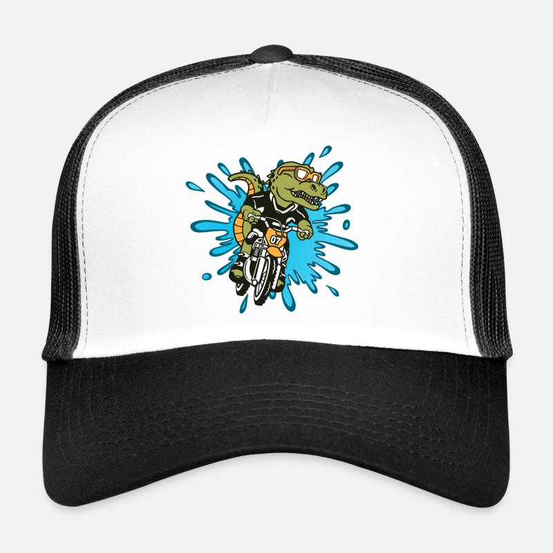 Alligator Motocross - Trucker Cap - Weiß/Schwarz