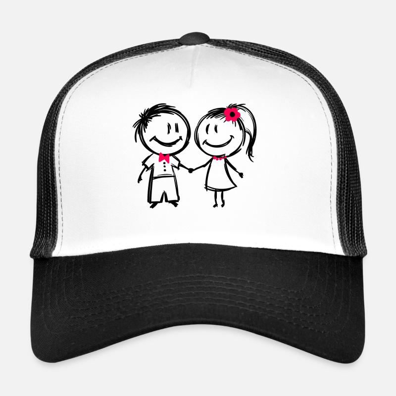 Couple amour amour amoureux relation Casquette trucker 