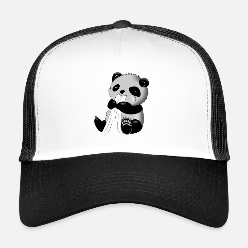 Panda isst T-Shirt auf | Süsses Panda Design Trucker Cap