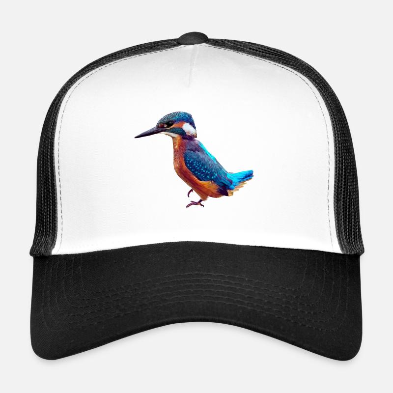Eisvogel - Trucker Cap - Weiß/Schwarz