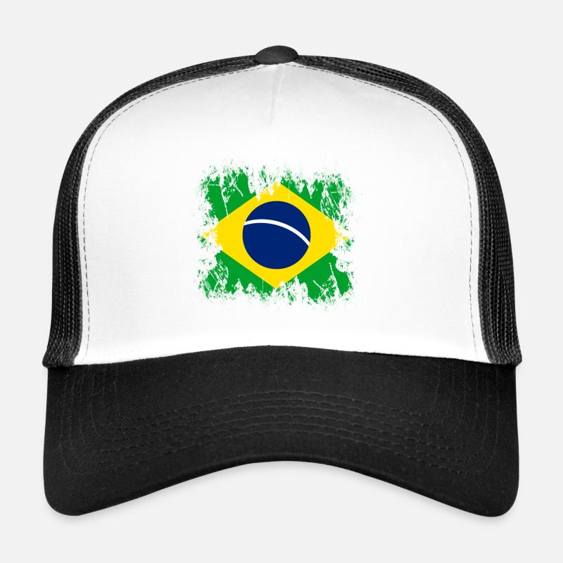 Brazil Brazil - Trucker Cap - white/black