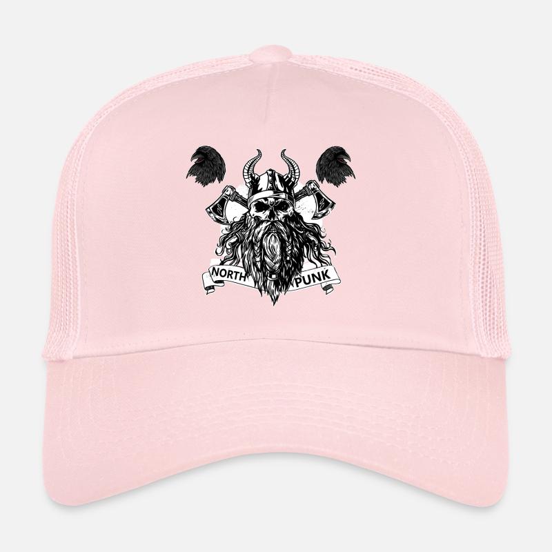 north punk, Valhalla pour Vikings et Nordistes Casquette trucker 
