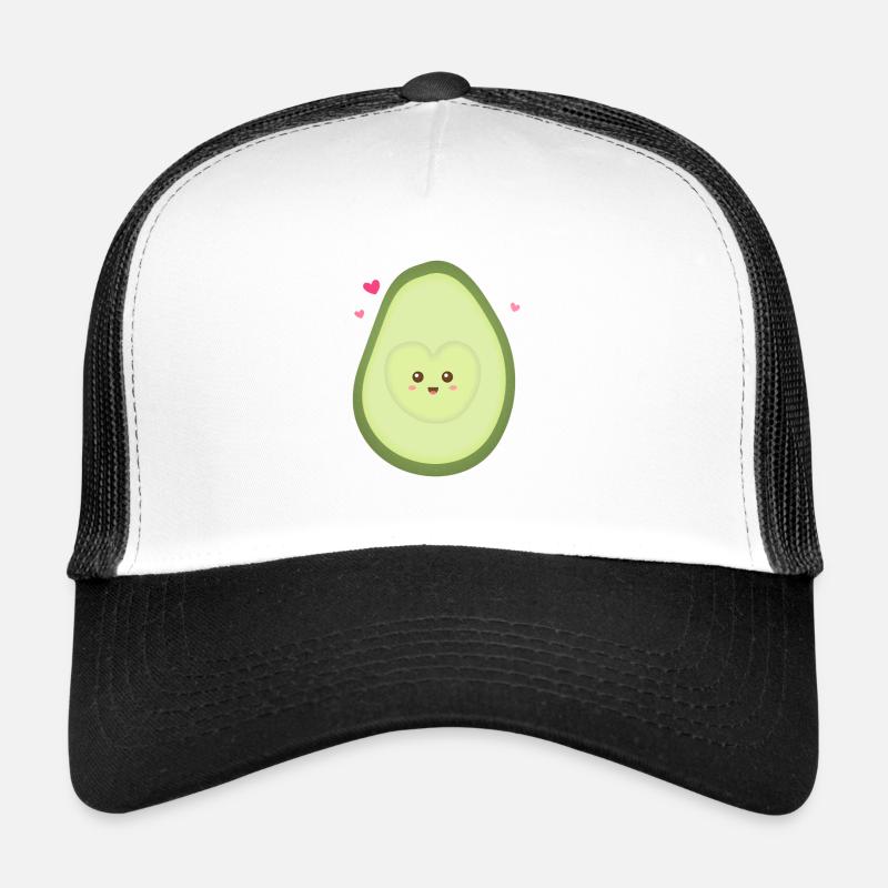 Mignon avocat moitié, paire assortie Casquette trucker 