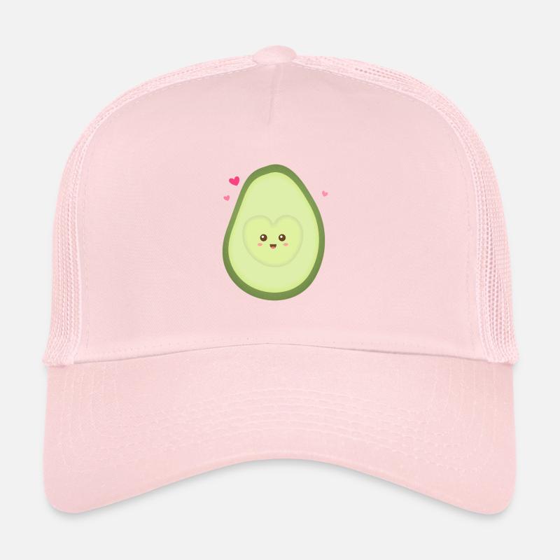 Cute Avocado Half, Matching Pair Trucker Cap