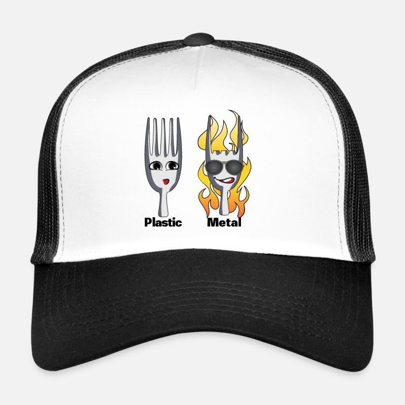 Metal - Trucker Cap - white/black