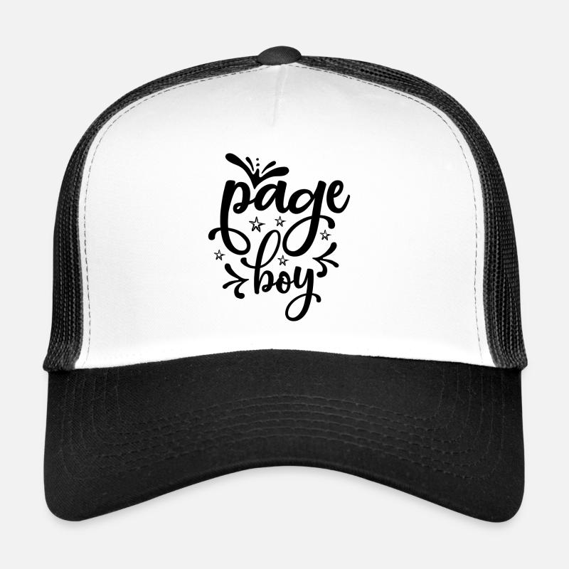 Page boy - wedding design Trucker Cap
