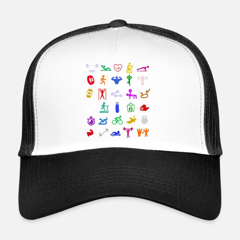 Fitness training bodybuilder muscle training workout Trucker Cap