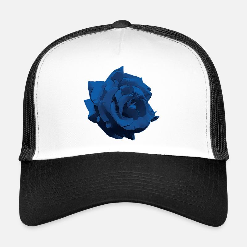 Flower - Rose blue Trucker Cap