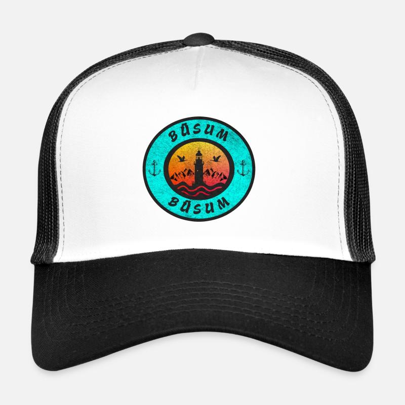 Büsum Leuchtturm Design / Geschenkidee Trucker Cap