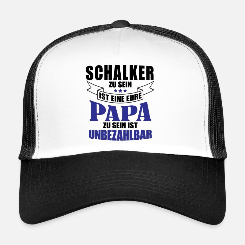 Schalker Papa | Schalke Vatertags Geschenkidee Trucker Cap