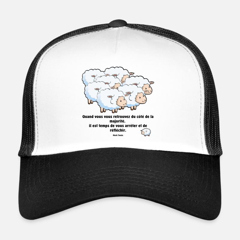 Les moutons de la majorité... Casquette trucker 