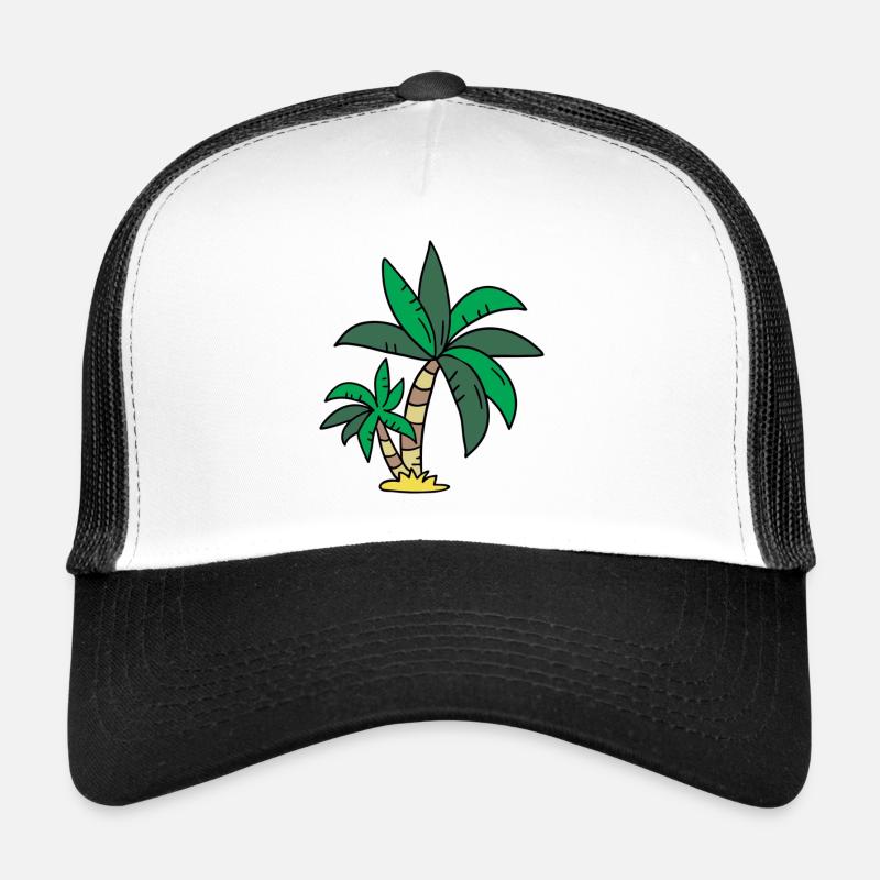 Palm tree Trucker Cap