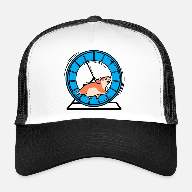 Hamster roue en cours d'exécution sprint jogging entraînement drôle Casquette trucker 