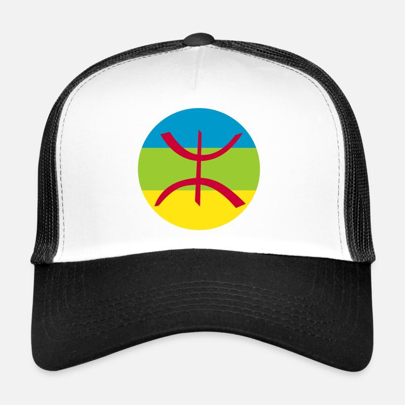 Sticker drapeau berbère cocarde amazigh Casquette trucker 