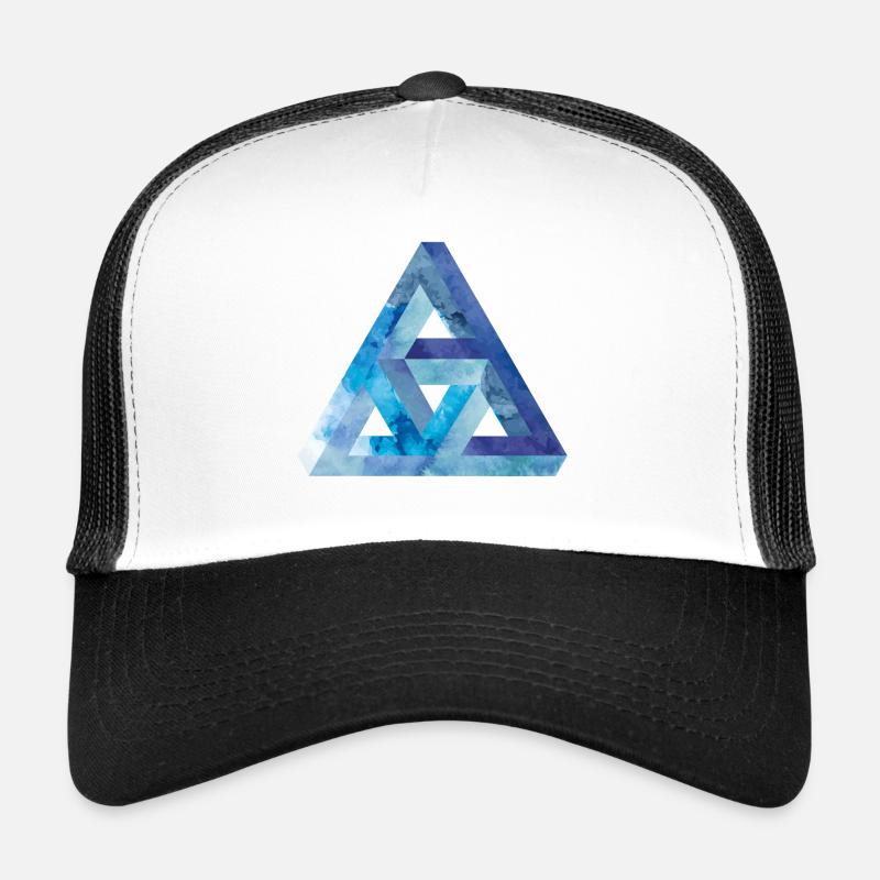 Triangle d'illusion d'optique Escher Casquette trucker 