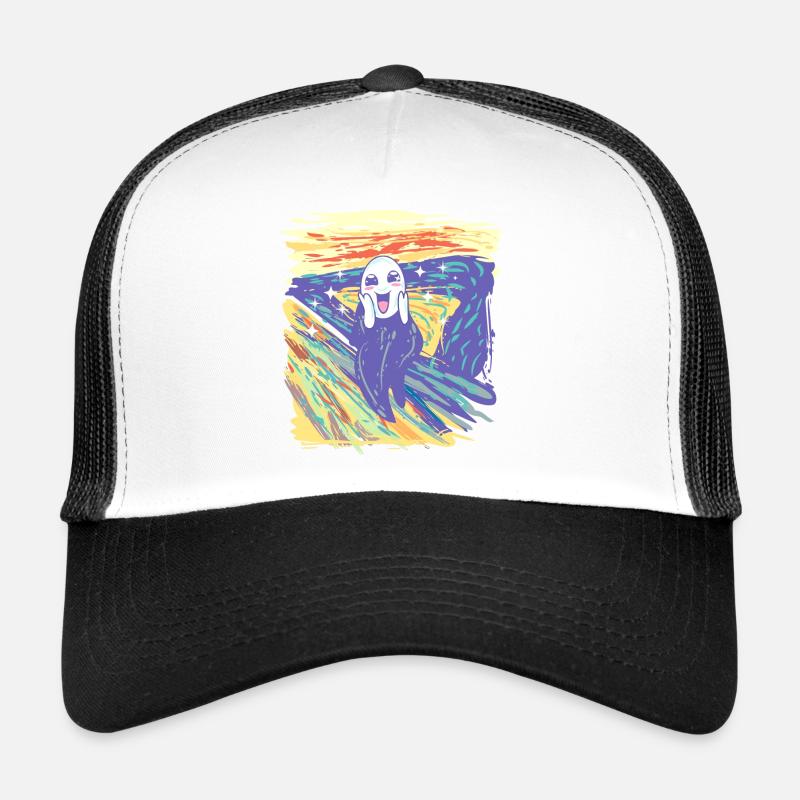 Scream Cute Painting Expressionism Edvard Munch Trucker Cap