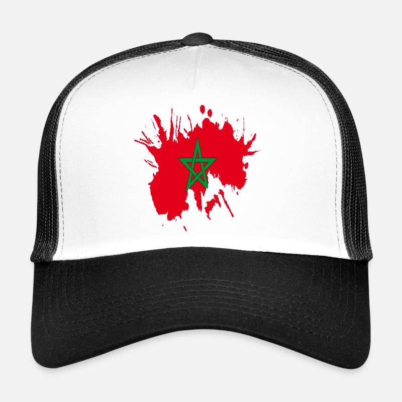 Marokko Pepigo - Trucker Cap - Weiß/Schwarz