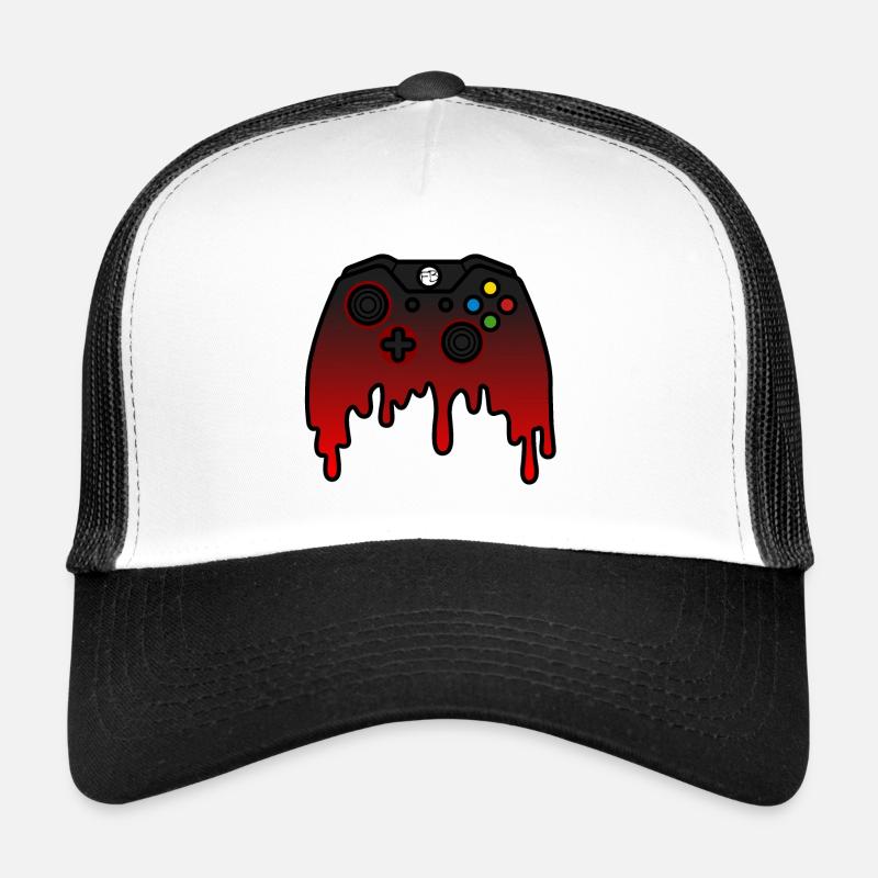 Doom Dripping Controller - Trucker Cap - Weiß/Schwarz