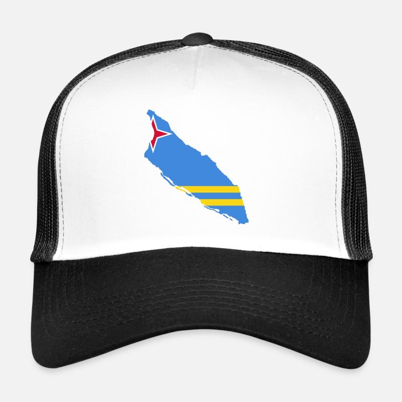Aruba - Trucker Cap - white/black