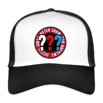 Die Drei ??? Kids Logo Outline - Trucker Cap - Weiß/Schwarz - Vorne