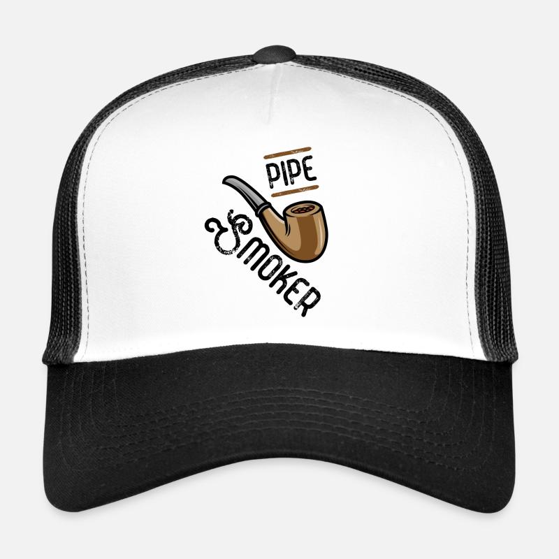 pipe smoker pipe smoke Trucker Cap