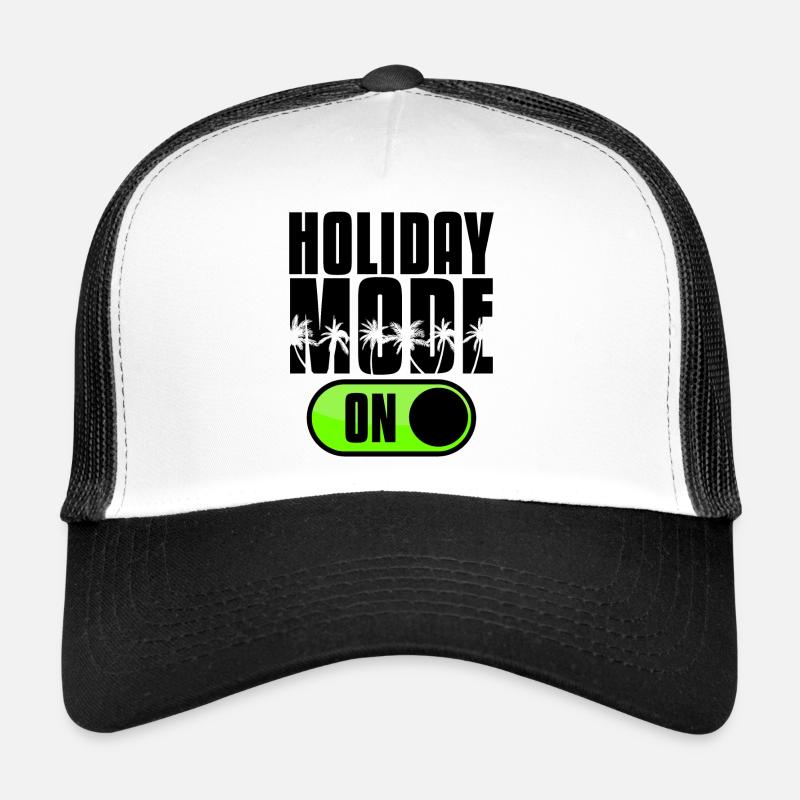 Vacances Vacances Vacances Palmes Caraïbes Mer Plage Casquette trucker 