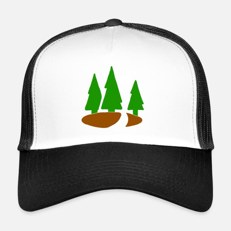 Conifer christmas tree fir tree forest fir tree Trucker Cap